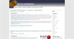 Desktop Screenshot of eatmymonkeydust.com